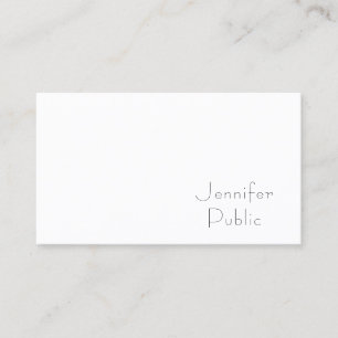 Tarjeta De Visita Elegante plantilla simple profesional moderno