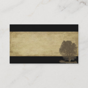 Tarjeta De Visita Elegante, productos naturales, negro de dos tonos