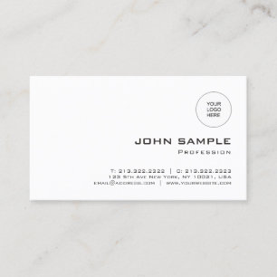 Tarjeta De Visita Elegante Profesional de envío de plantillas modern