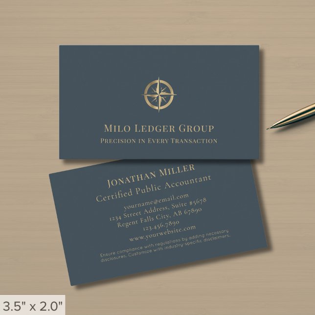 Tarjeta De Visita Elegante profesional de lujo (Subido por el creador)