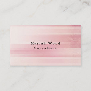Tarjeta De Visita Elegante profesional de moda de textura rosa