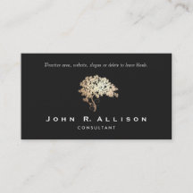 Elegante Profesional del Árbol de Oro