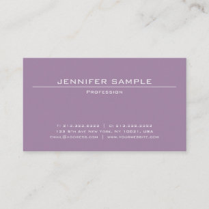 Tarjeta De Visita Elegante Profesional Diseño Simple Lujo Moderno