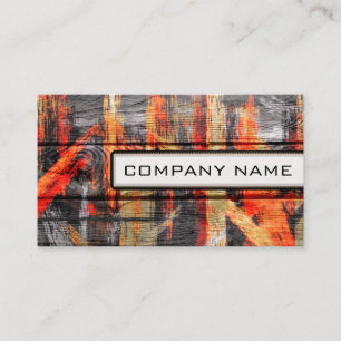 Tarjeta De Visita Elegante Profesional Estilo Madera Moderna #17