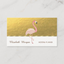 Elegante Profesional, Faux Gold, Flamingo Rosa