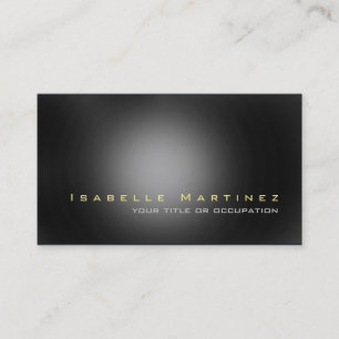 Tarjeta De Visita Elegante Profesional Gris Moderno