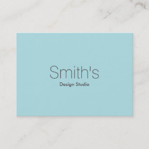Tarjeta De Visita Elegante Profesional Llanto Moderno Polvo Azul