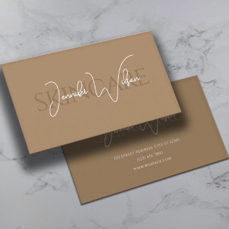 Tarjeta De Visita Elegante profesional minimalista cuidado de la pie