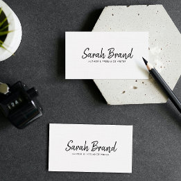 Tarjeta De Visita Elegante profesional Minimalista moderno