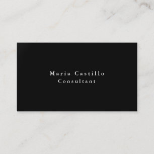Tarjeta De Visita Elegante Profesional Minimalista Moderno Blanco Ne
