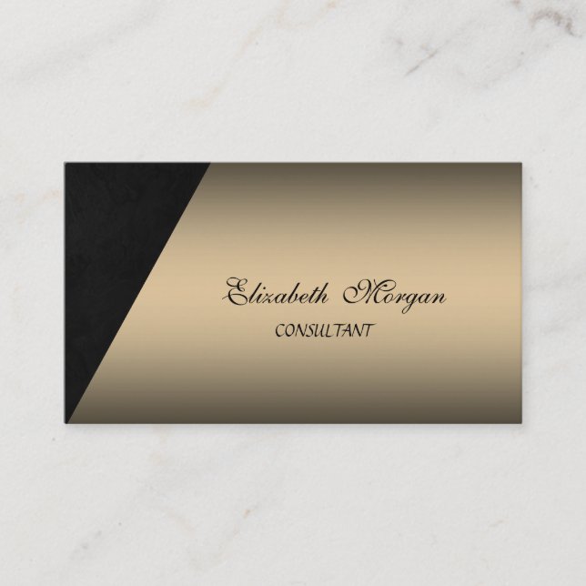 Tarjeta De Visita Elegante Profesional Moderno (Anverso)