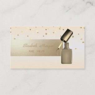 Tarjeta De Visita Elegante Profesional, Moderno, Confeti, Esmalte de