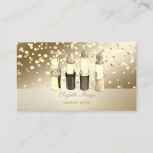 Tarjeta De Visita Elegante Profesional, Moderno, Confeti, Labiales