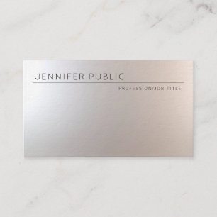 Tarjeta De Visita Elegante profesional Moderno Encantador Lujo