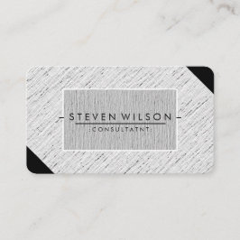 Tarjeta De Visita Elegante Profesional Moderno Lino Sutil