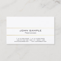 Elegante profesional Moderno Plain Gold Deluxe