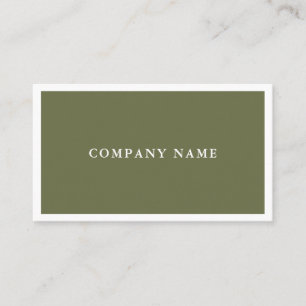 Tarjeta De Visita Elegante Profesional Moderno Simple Llano