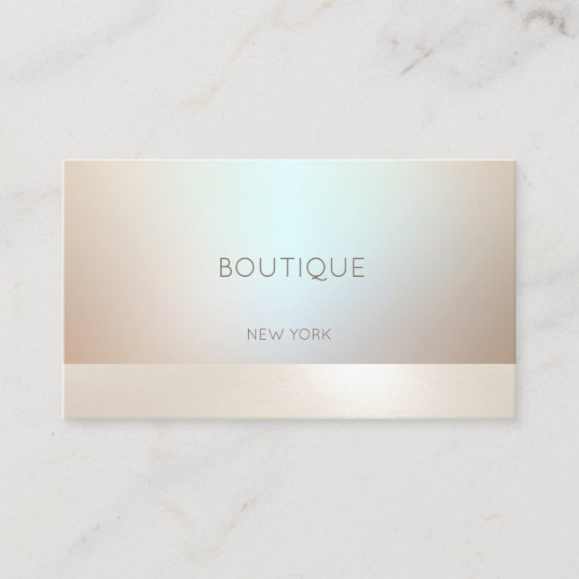 Tarjeta De Visita Elegante Profesional Moderno Simple Luminoso (Anverso)