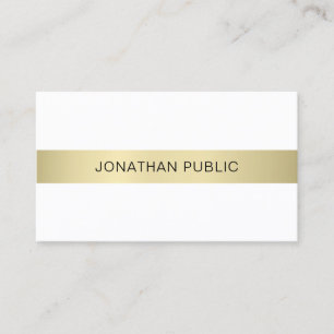 Tarjeta De Visita Elegante Profesional Moderno Sleek Lujo