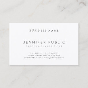 Tarjeta De Visita Elegante profesional moderno Sleek Lujo