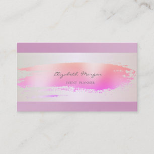 Tarjeta De Visita Elegante Profesional Moderno, Trazo de Pincel