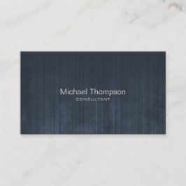 Tarjeta De Visita Elegante profesional Rústico Metalizado a rayas Om