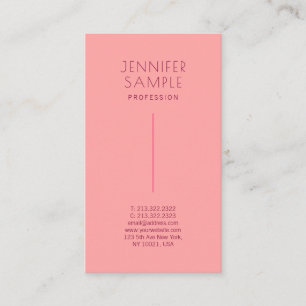 Tarjeta De Visita Elegante Profesional Signature Matte Paper Luxury