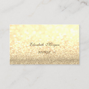 Tarjeta De Visita Elegante Purpurinoso profesional glamoroso