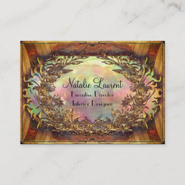 Tarjeta De Visita Elegante Raphlitz IV Profesional (Anverso)