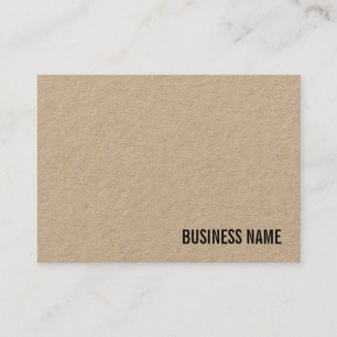 Tarjeta De Visita Elegante Real Kraft Paper Template Professional