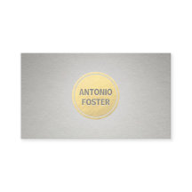 Elegante Relieve metalizado dorado Faux Círculo de