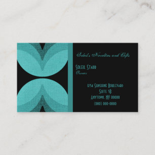 Tarjeta de visita elegante retra, trullo de la