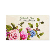 Elegante Rosa Diseñador Planner Florist