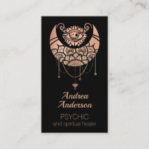 Elegante Rosa Oro Crescent Moon