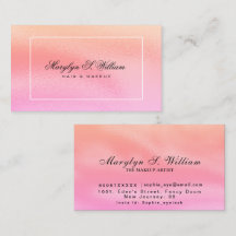 Elegante salón de belleza de pelo rosa brillante y