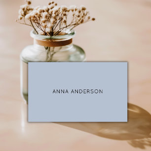 Tarjeta De Visita Elegante salón de belleza spa moderno azul púrpura