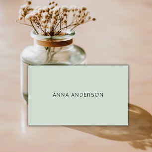 Tarjeta De Visita Elegante Salón de Belleza Spa Moderno Femenino Ver