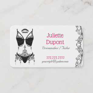 Tarjeta De Visita Elegante salón de peluquería