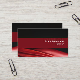 Tarjeta De Visita Elegante sangriento rojo lujoso femenino colorido