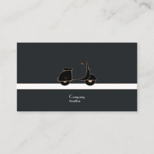 Tarjeta De Visita Elegante Scooter