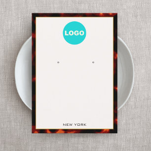 Tarjeta De Visita Elegante Shell Tortoise Añadir Logotipo De Embalaj