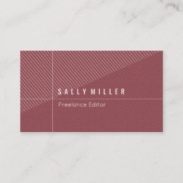 Tarjeta De Visita Elegante simple