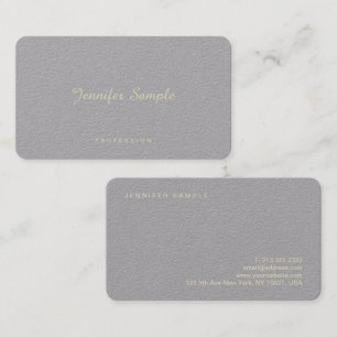 Tarjeta De Visita Elegante Simple Creativo Lujoso Profesional