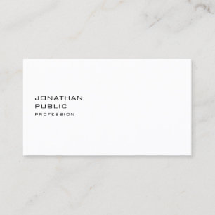 Tarjeta De Visita Elegante Simple Llanto Profesional Moderno Mínimo