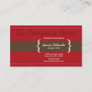 Tarjeta de visita elegante simple moderna 4
