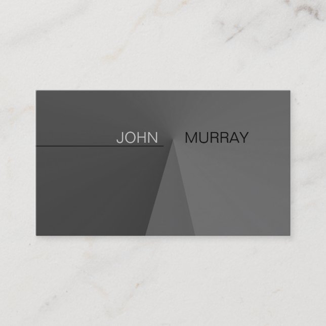 Tarjeta de visita elegante simple profesional (Anverso)