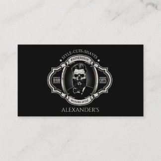 Tarjeta De Visita Elegante Skull Personalize
