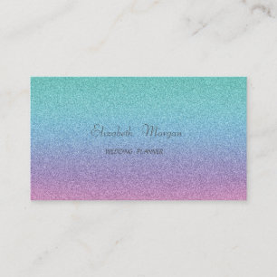 Tarjeta De Visita Elegante Sofisticado Brillo Moderno Ombre