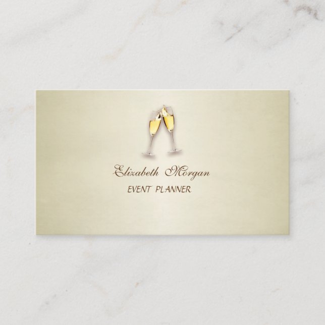 Tarjeta De Visita Elegante Sofisticado Moderno ,Cristal (Anverso)