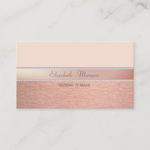 Tarjeta De Visita Elegante Sofisticado Moderno, Perlas